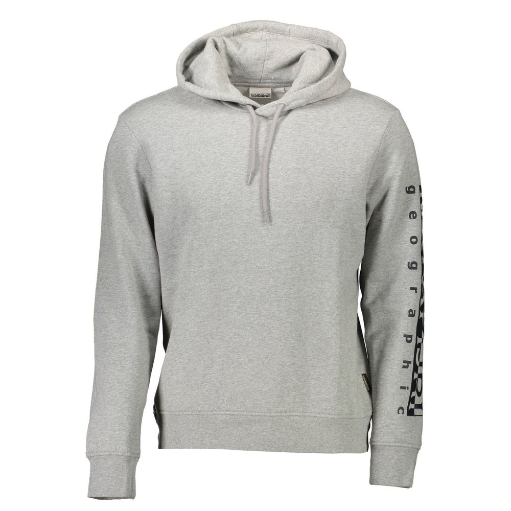 Napapijri Gray Cotton Men Sweater - Luxe Nova