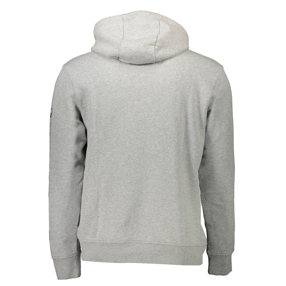 Napapijri Gray Cotton Men Sweater - Luxe Nova