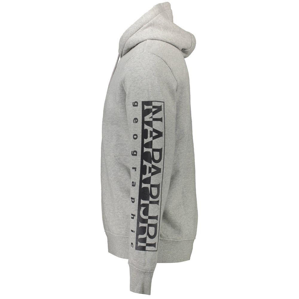 Napapijri Gray Cotton Men Sweater - Luxe Nova