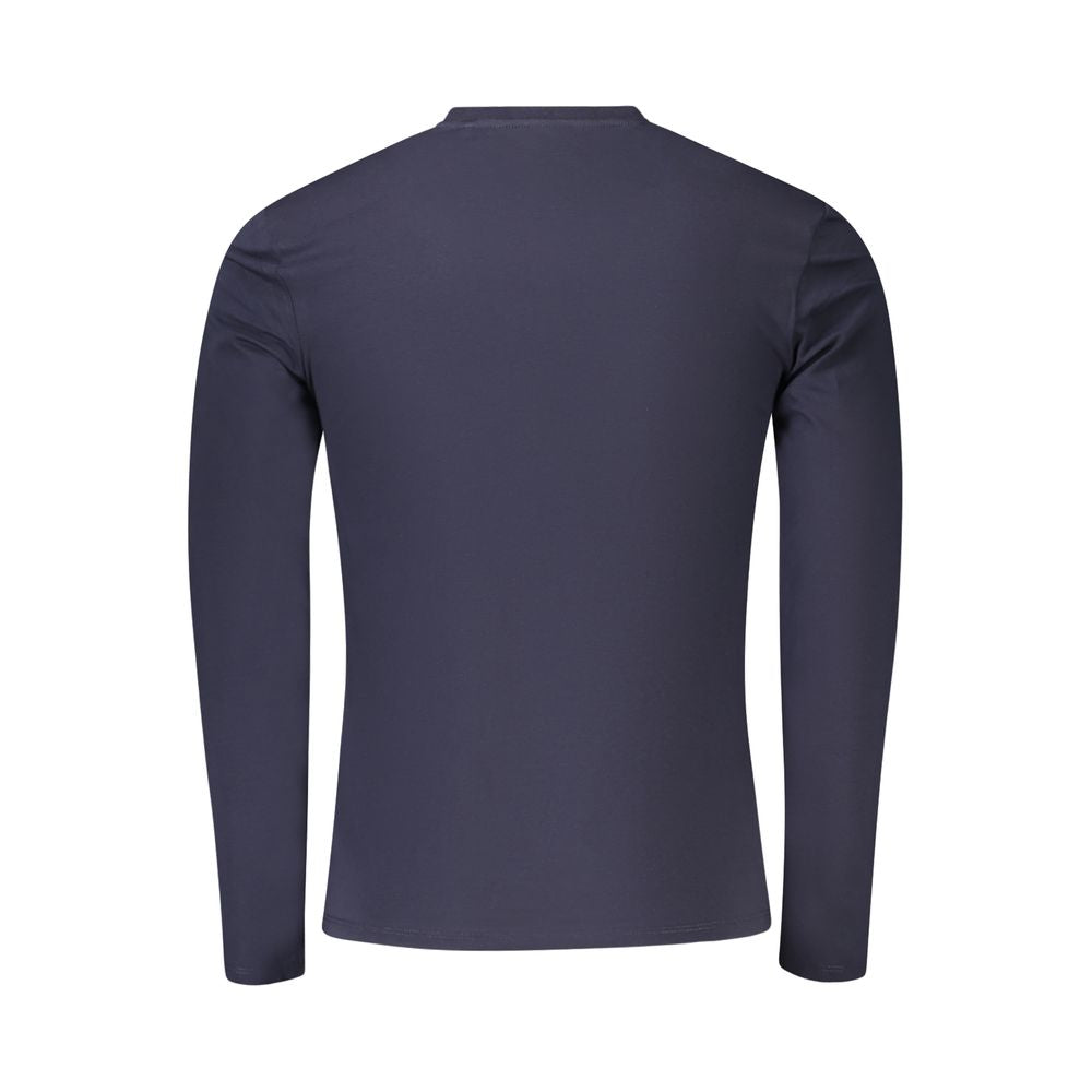 Guess Jeans Blue Organic Cotton Men T-Shirt - Luxe Nova