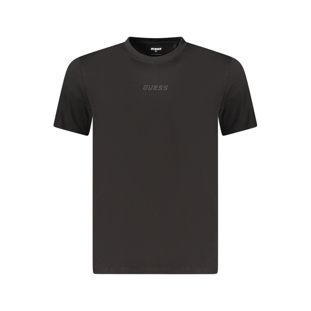 Guess Jeans Black Organic Cotton Men T-Shirt - Luxe Nova