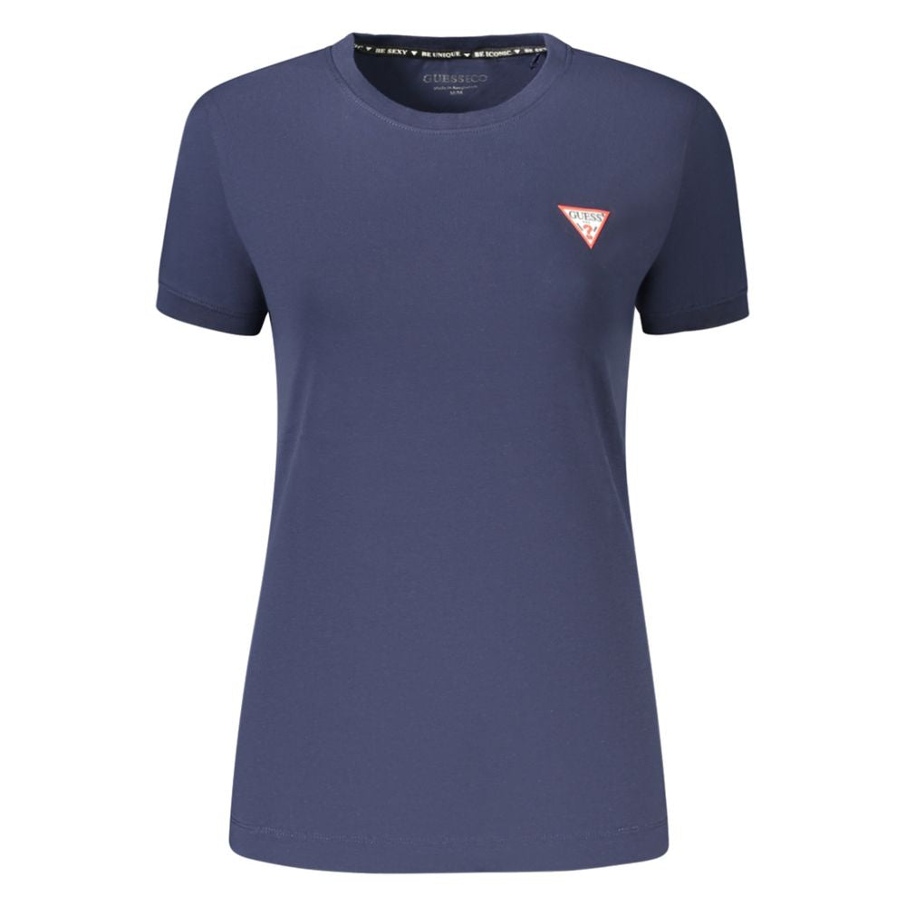 Guess Jeans Blu Cotton Women's T-Shirt - Luxe Nova