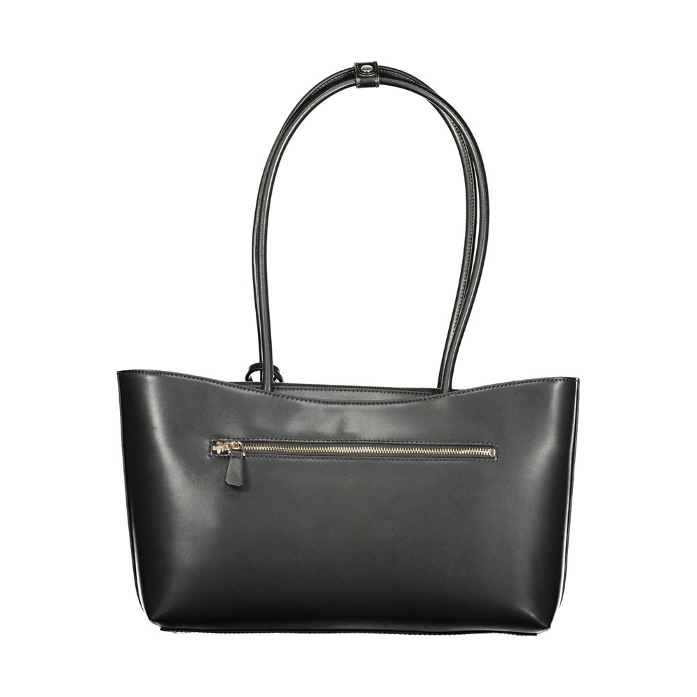 Guess Jeans Nero Poliuretano Woman Handbag - Luxe Nova