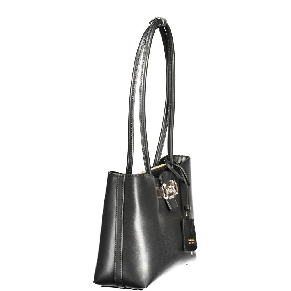 Guess Jeans Nero Poliuretano Woman Handbag - Luxe Nova