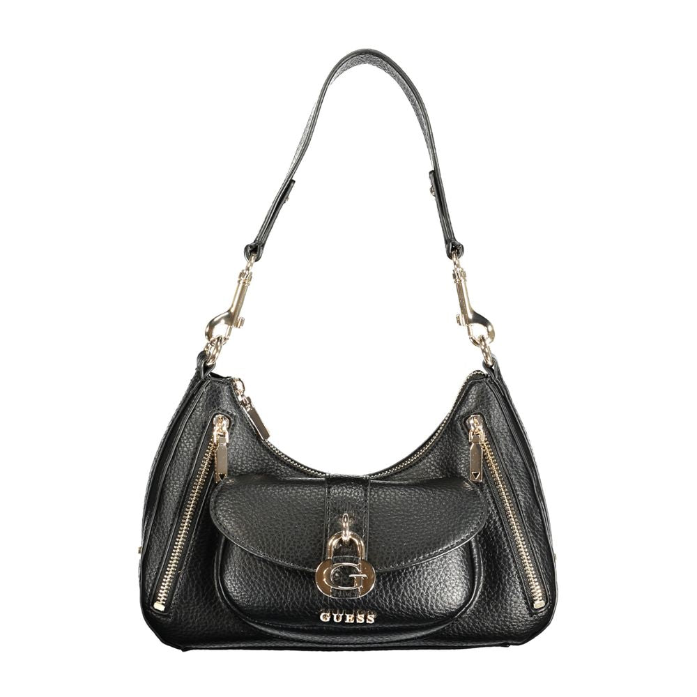 Guess Jeans Black Polyurethane Women Handbag - Luxe Nova