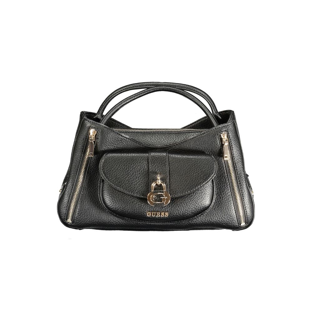 Guess Jeans Black Polyethylene Handbag - Luxe Nova