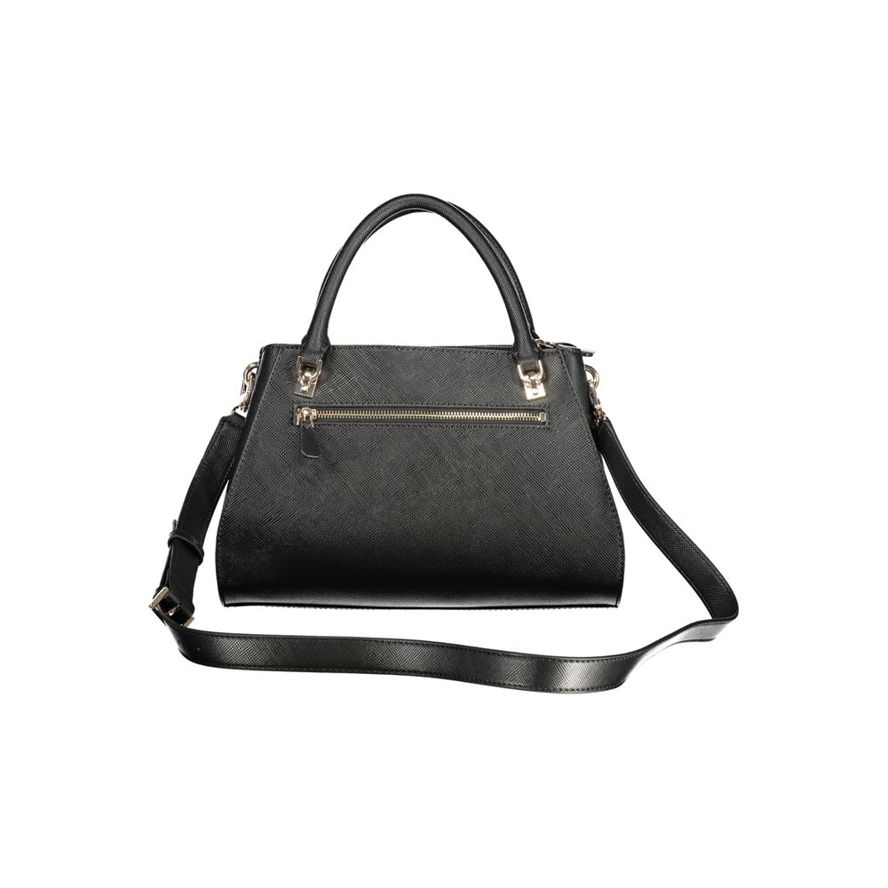 Guess Jeans Black Polyurethane Women Handbag - Luxe Nova