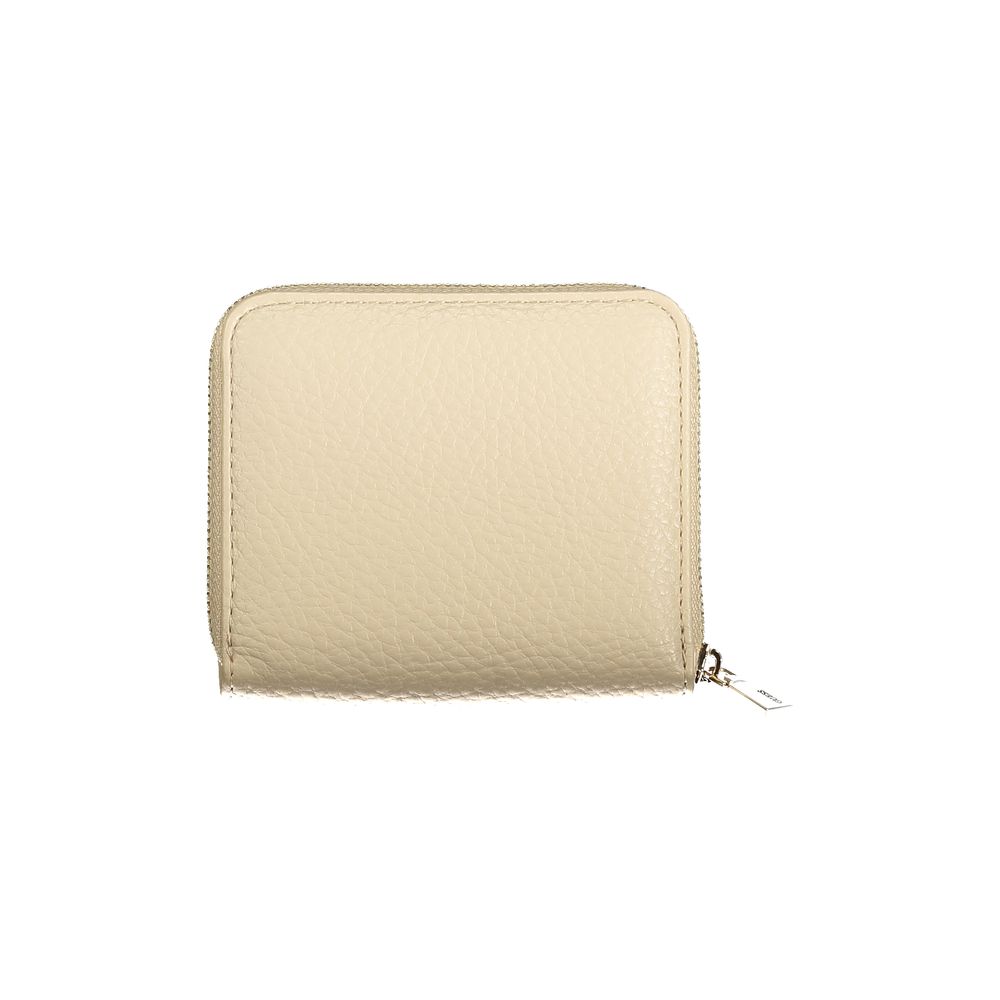 Guess Jeans Beige Polyurethane Women Wallet - Luxe Nova