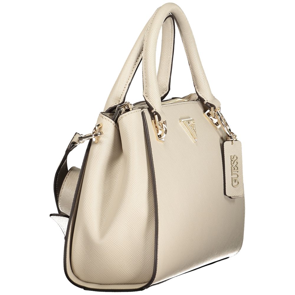 Guess Jeans Beige Polyurethane Women Handbag - Luxe Nova