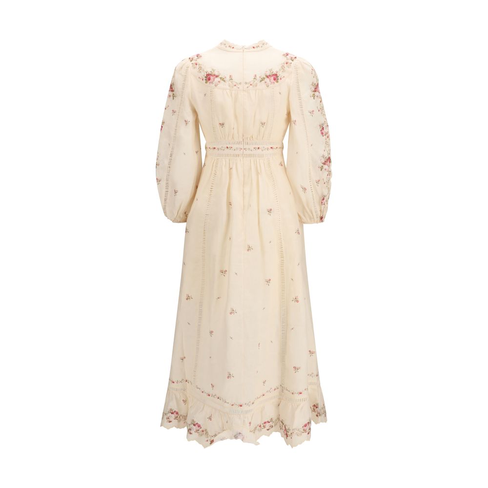 Zimmermann Beige Linen Casual Dress - Luxe Nova