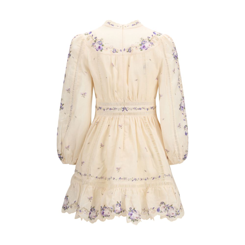 Zimmermann Beige Linen Casual Dress - Luxe Nova