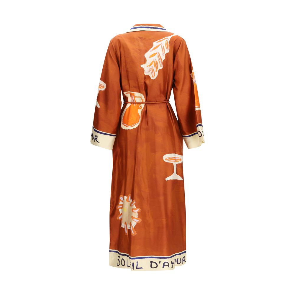 Alemais Multicolor Silk Casual Dress - Luxe Nova