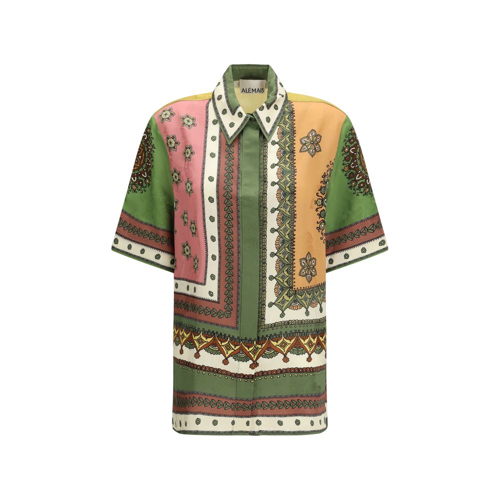 Alemais Multicolor Viscose Pattern Shirt - Luxe Nova