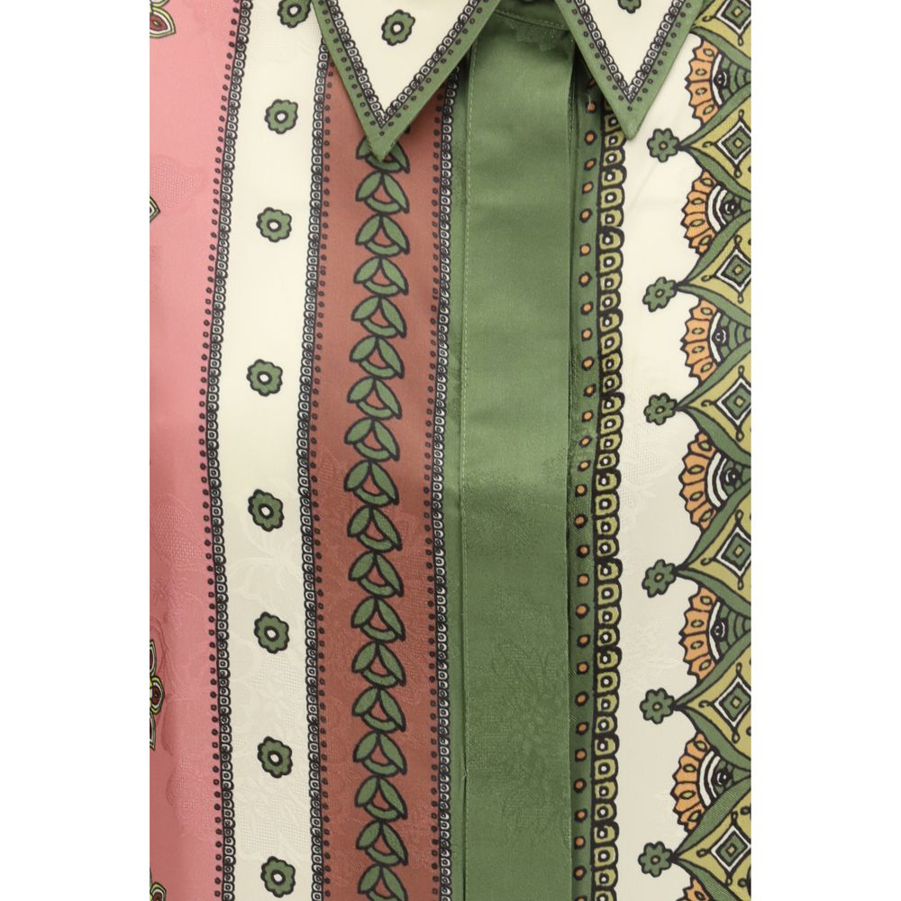 Alemais Multicolor Viscose Pattern Shirt - Luxe Nova