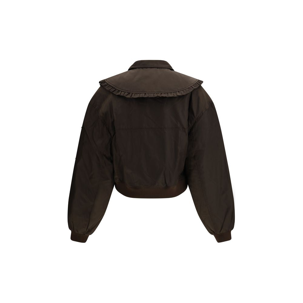 Ganni Bicolor Polyamide Bomber - Luxe Nova