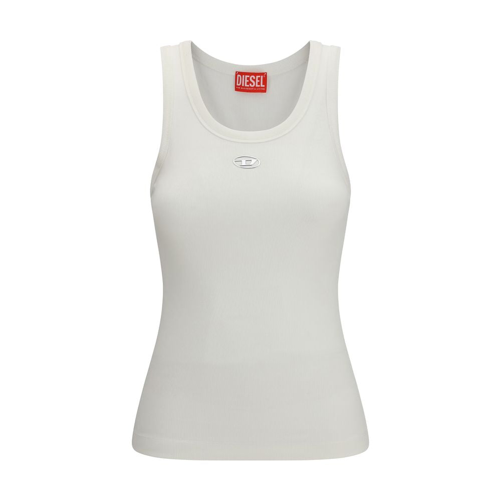 Diesel White Cotton Top - Luxe Nova