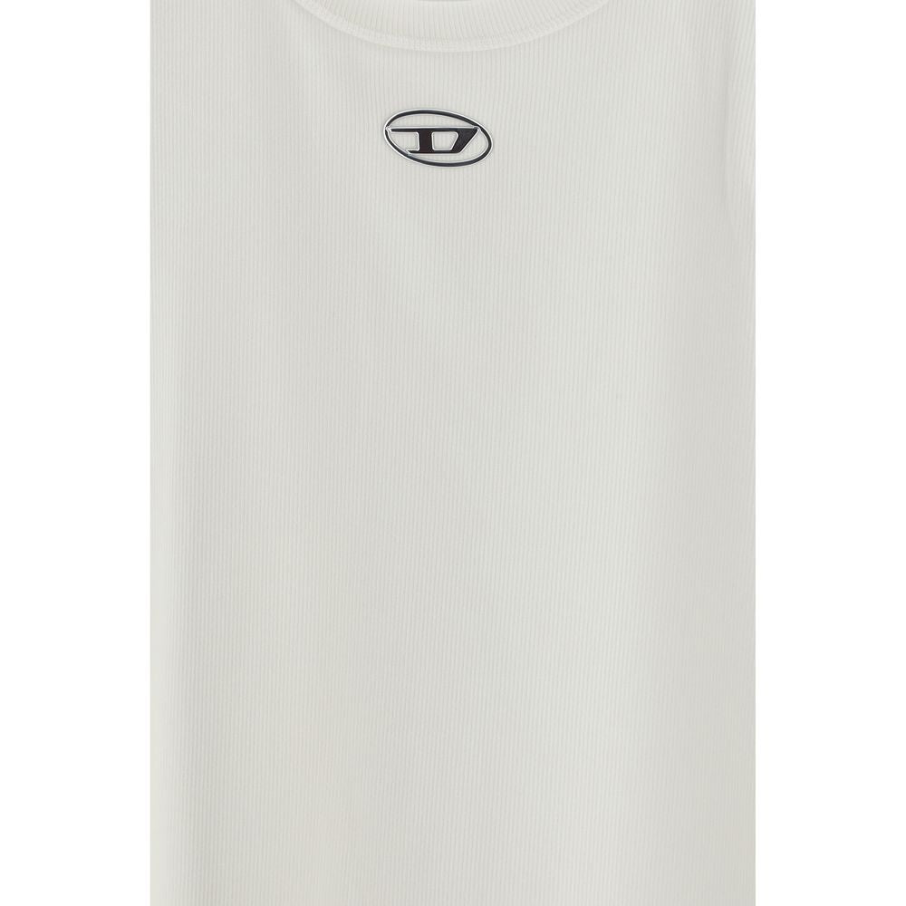 Diesel White Cotton Top - Luxe Nova