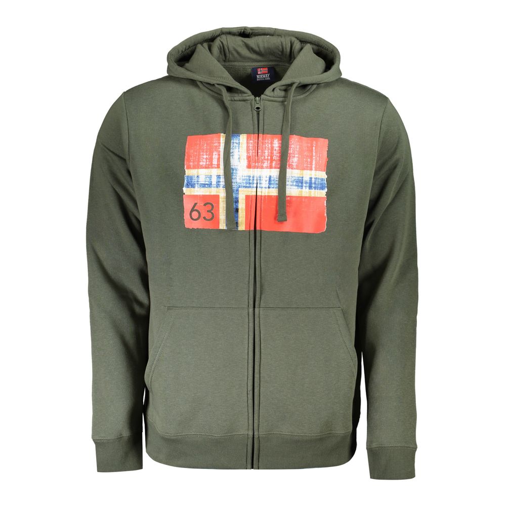 Norway 1963 Verde Cotton Men Sweatshirt