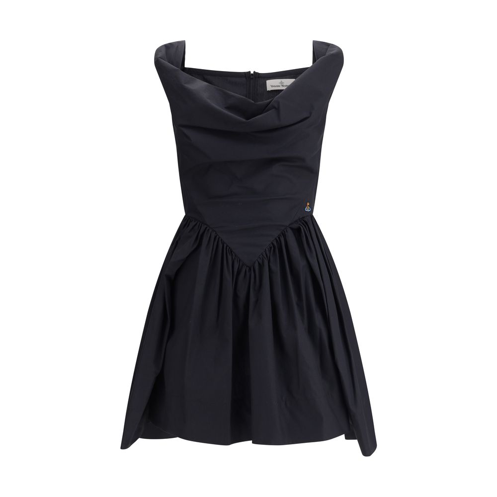 Vivienne Westwood Black Cotton Casual Dress - Luxe Nova