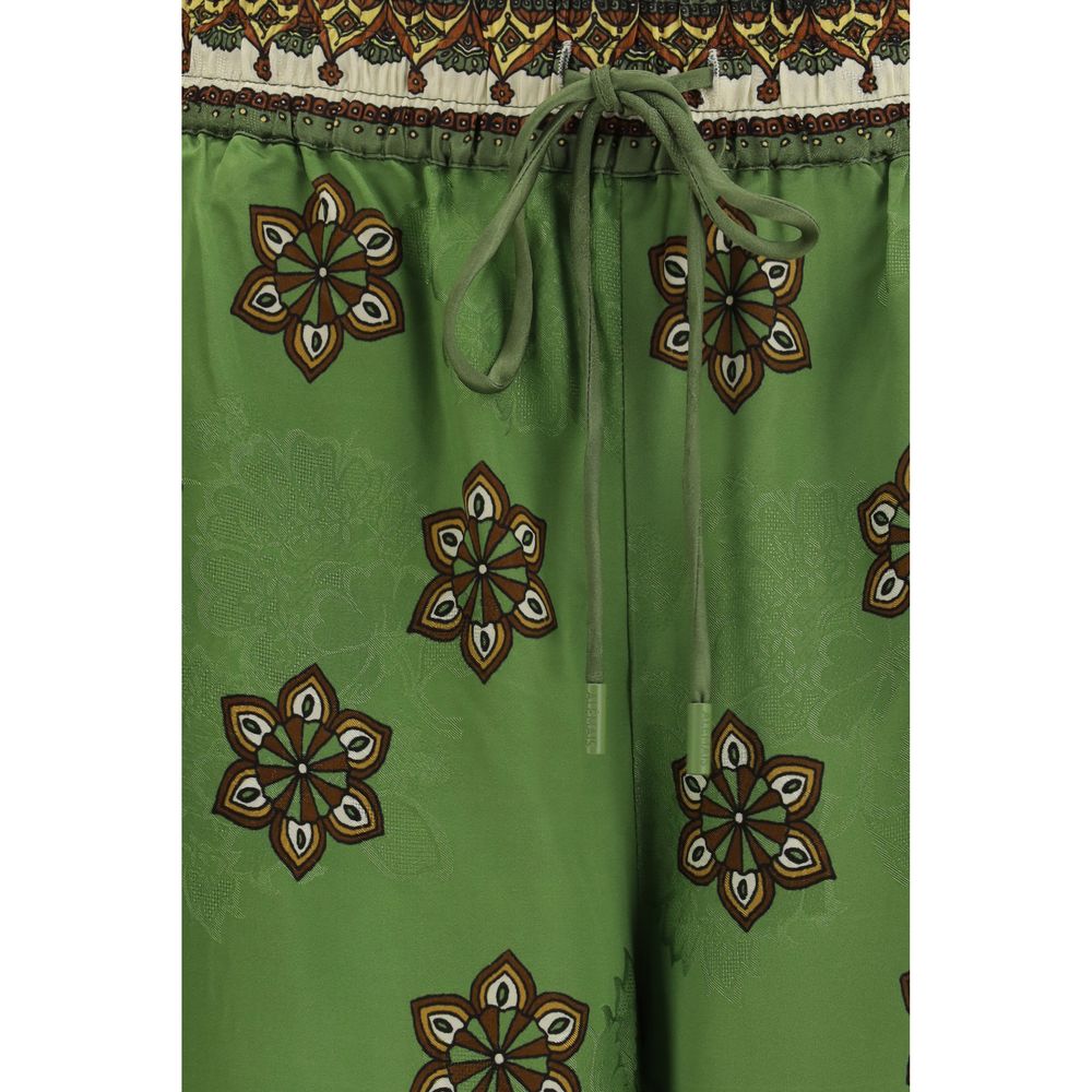 Alemais Multicolor Viscose Casual Pants - Luxe Nova