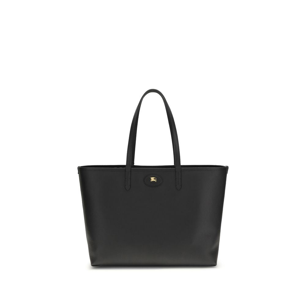 Burberry Black Calf Leather Bos Taurus Shoulder Bag - Luxe Nova