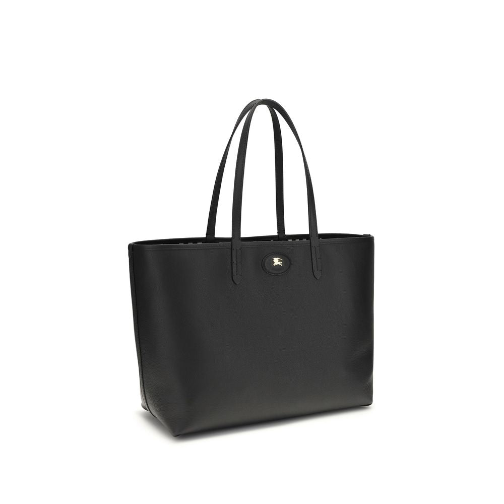 Burberry Black Calf Leather Bos Taurus Shoulder Bag - Luxe Nova