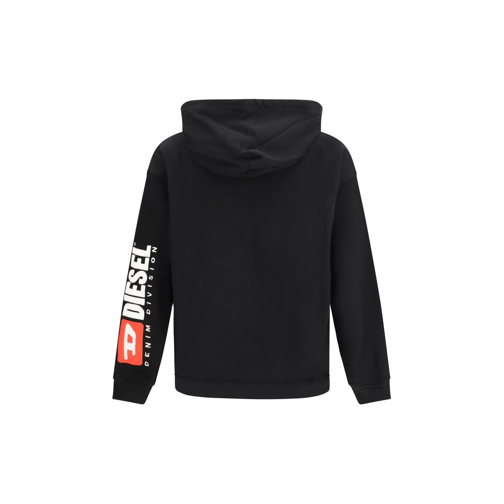 Diesel Black Cotton Sweatshirt - Luxe Nova