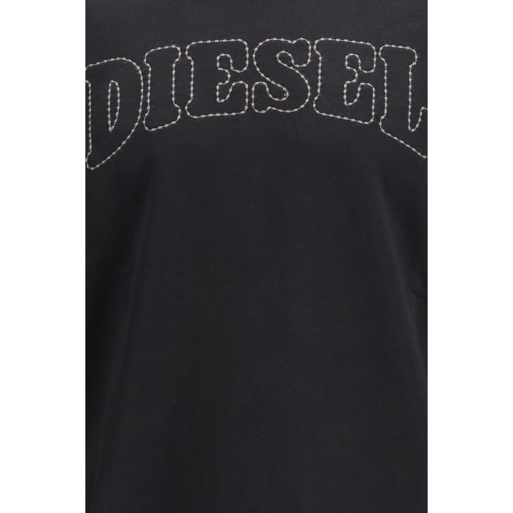 Diesel Black Cotton Sweatshirt - Luxe Nova