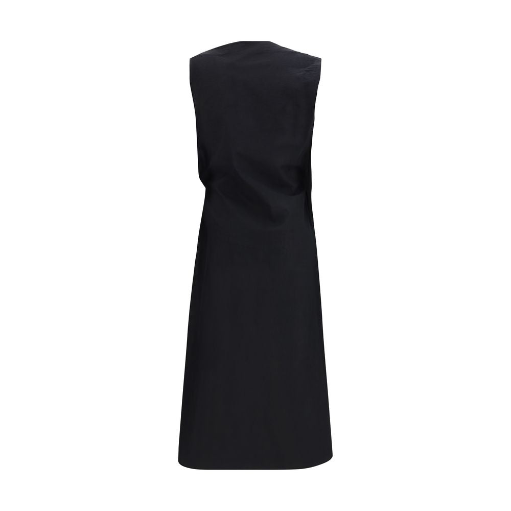 Jacquemus Black Cotton Casual Dress - Luxe Nova