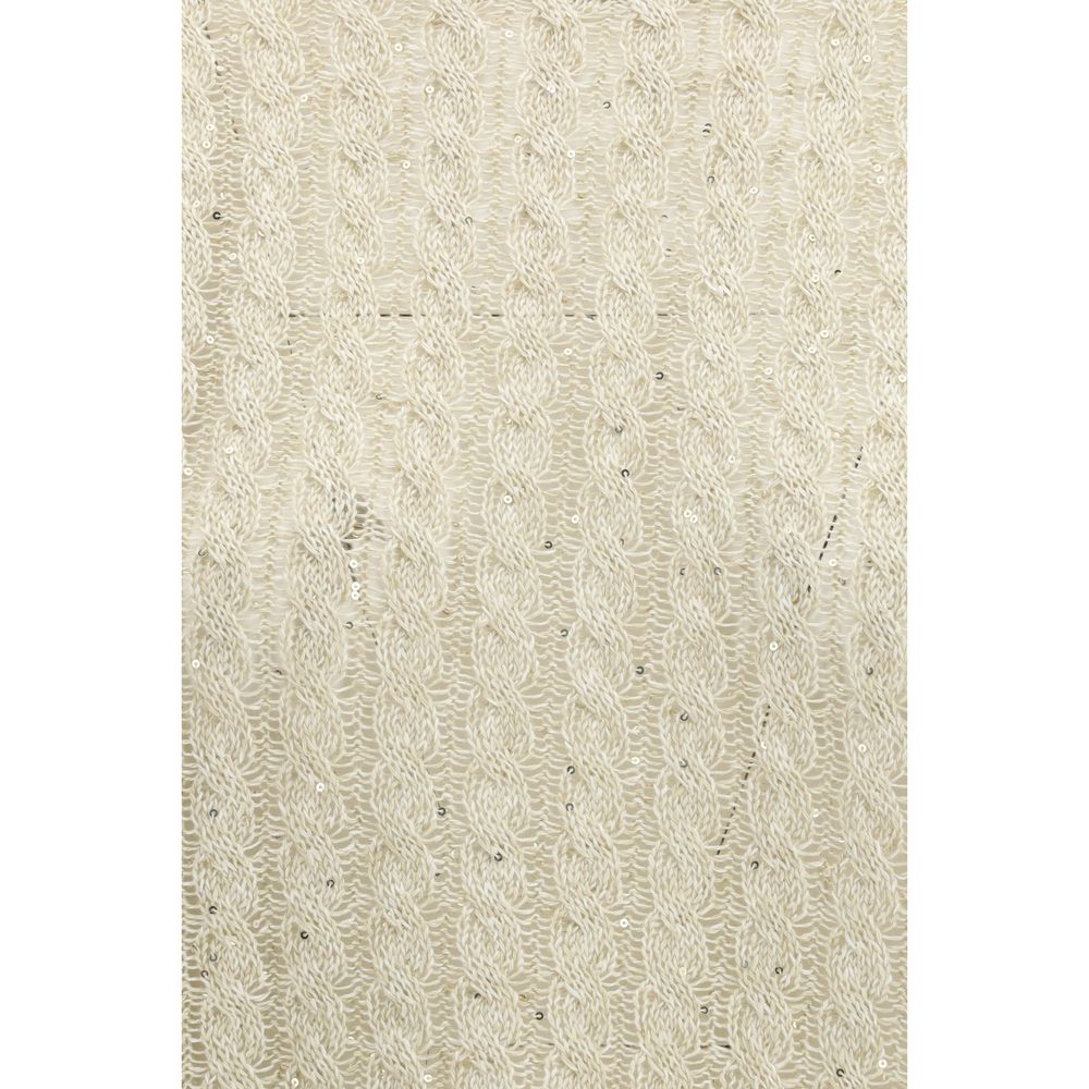 Brunello Cucinelli Beige Linen Sweatshirt - Luxe Nova