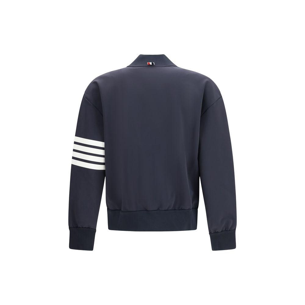 Thom Browne Blue Viscose Bomber - Luxe Nova