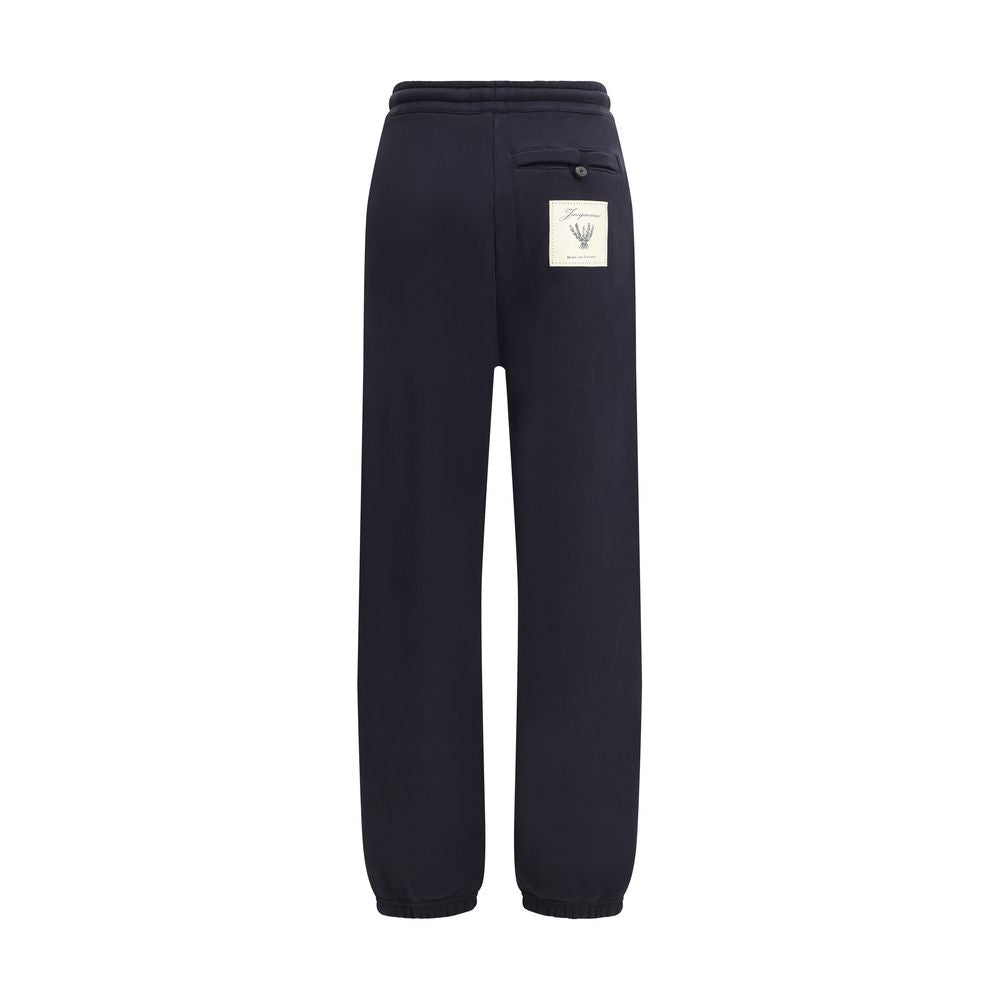 Jacquemus Blue Cotton Joggers (Workout Pants) - Luxe Nova