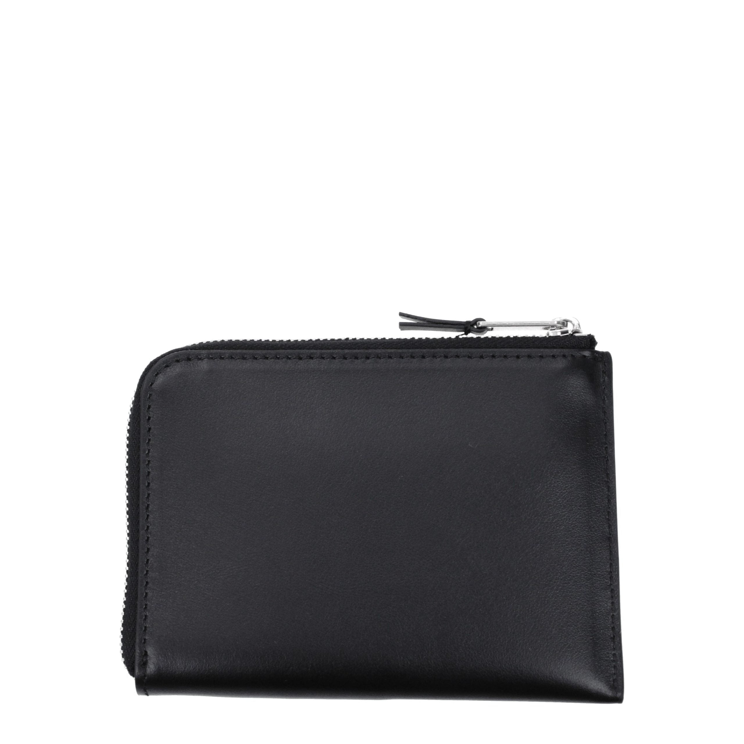 Palm Angels Black Leather Cardholder - Luxe Nova