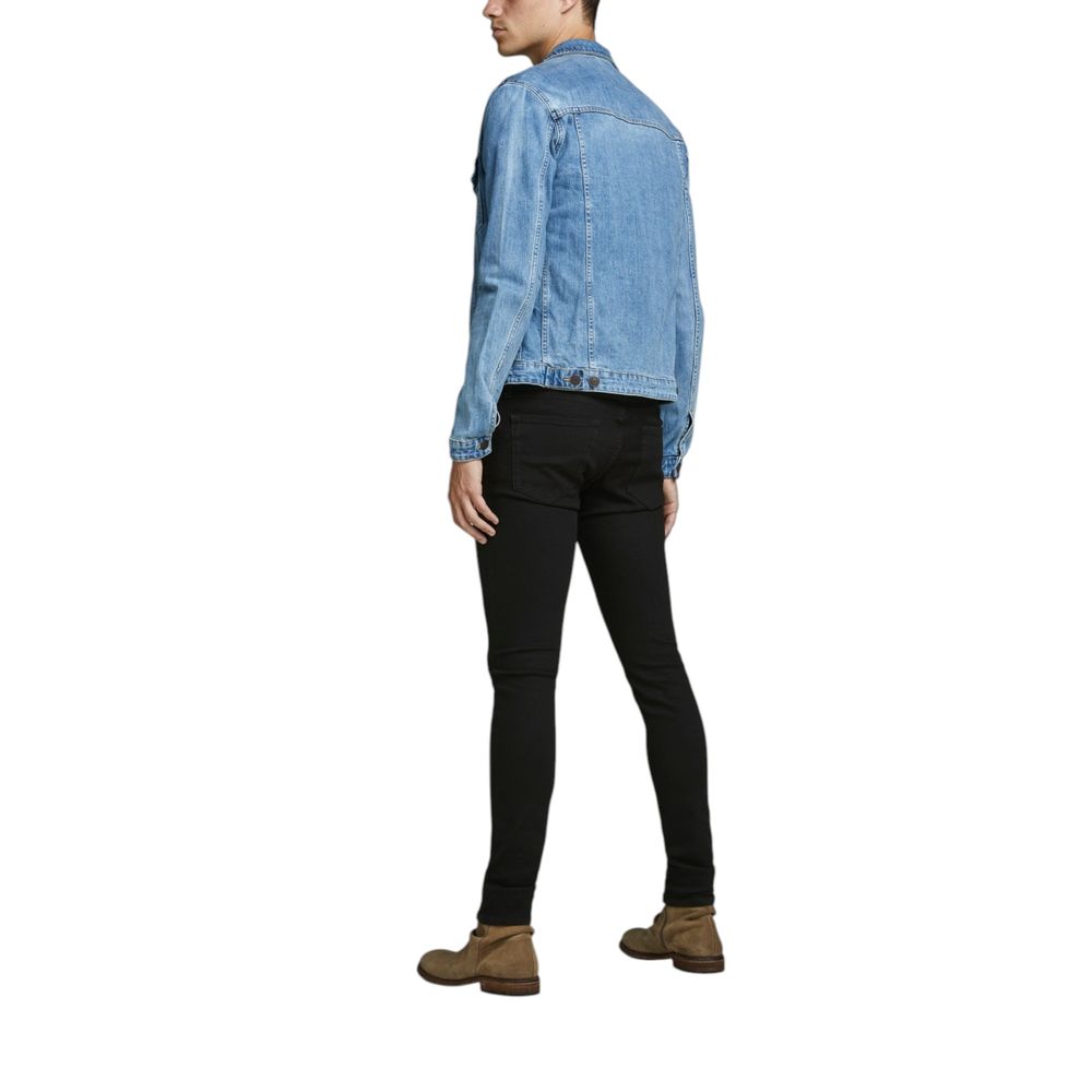Jack Jones Black Cotton Skinny Jeans - Luxe Nova
