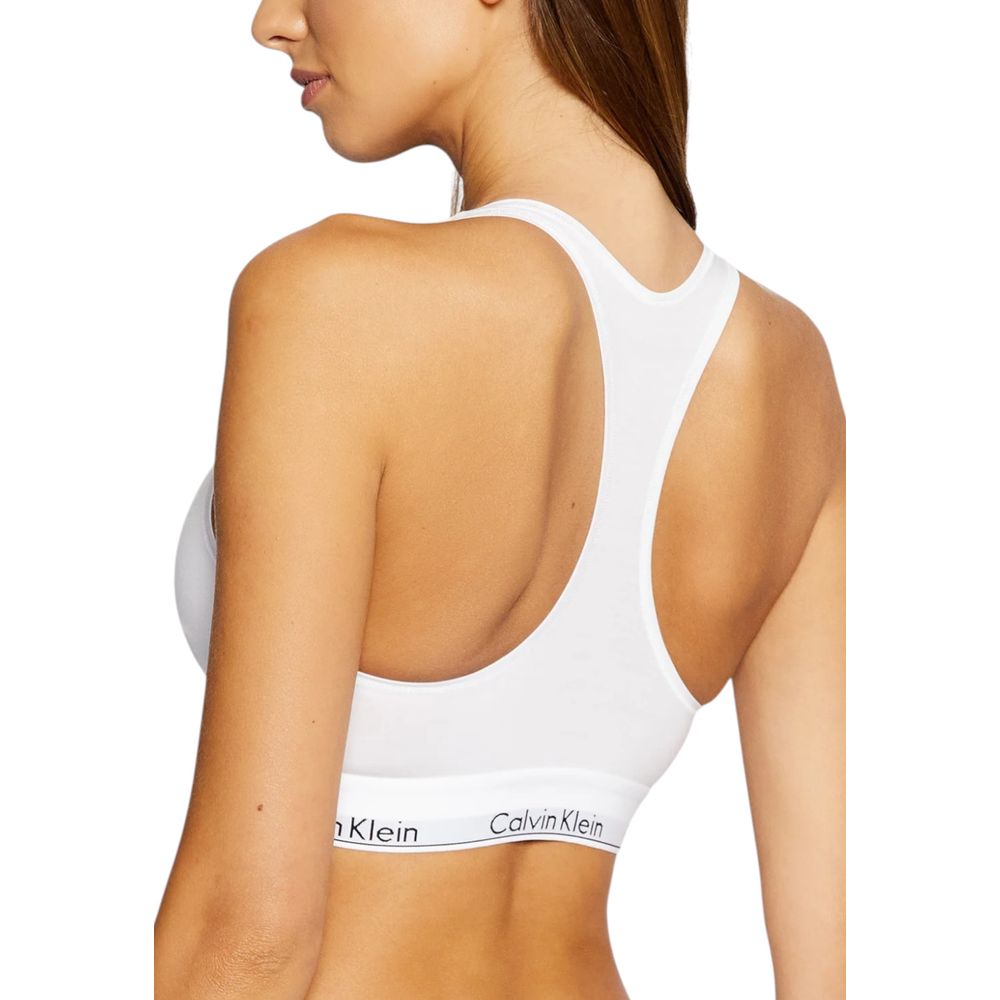 Calvin Klein Underwear White Cotton Bra - Luxe Nova