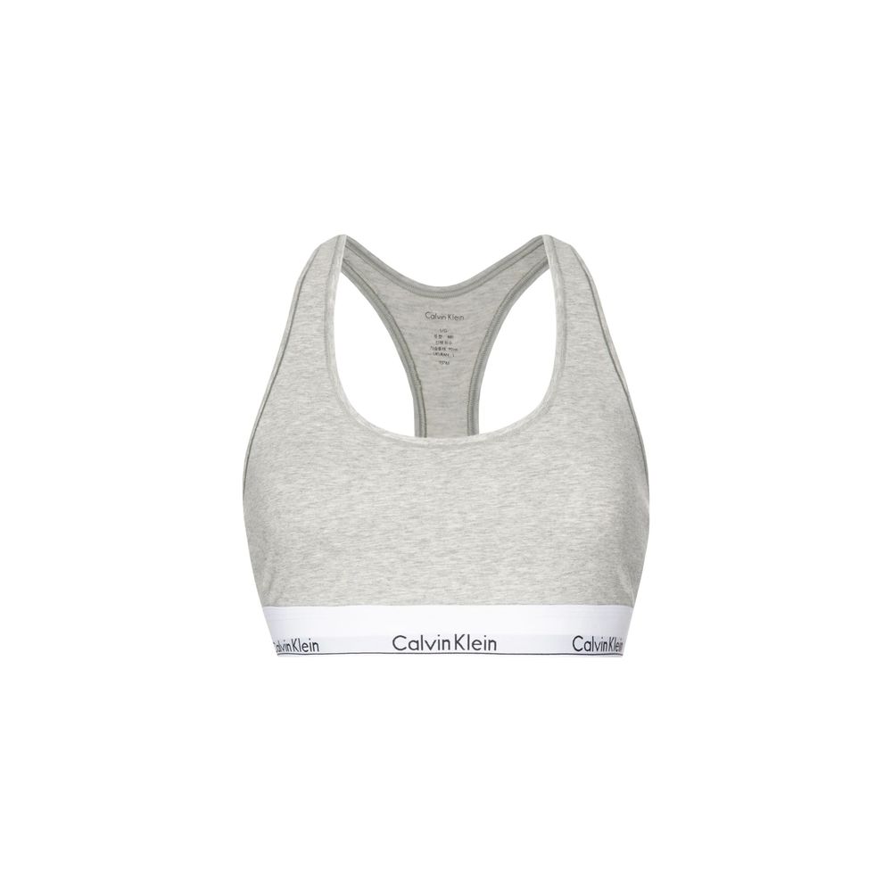 Calvin Klein Underwear Gray Cotton Bra - Luxe Nova