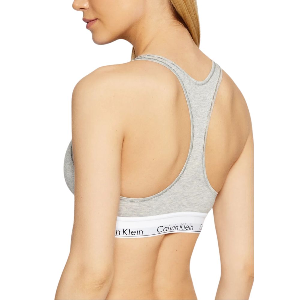 Calvin Klein Underwear Gray Cotton Bra - Luxe Nova
