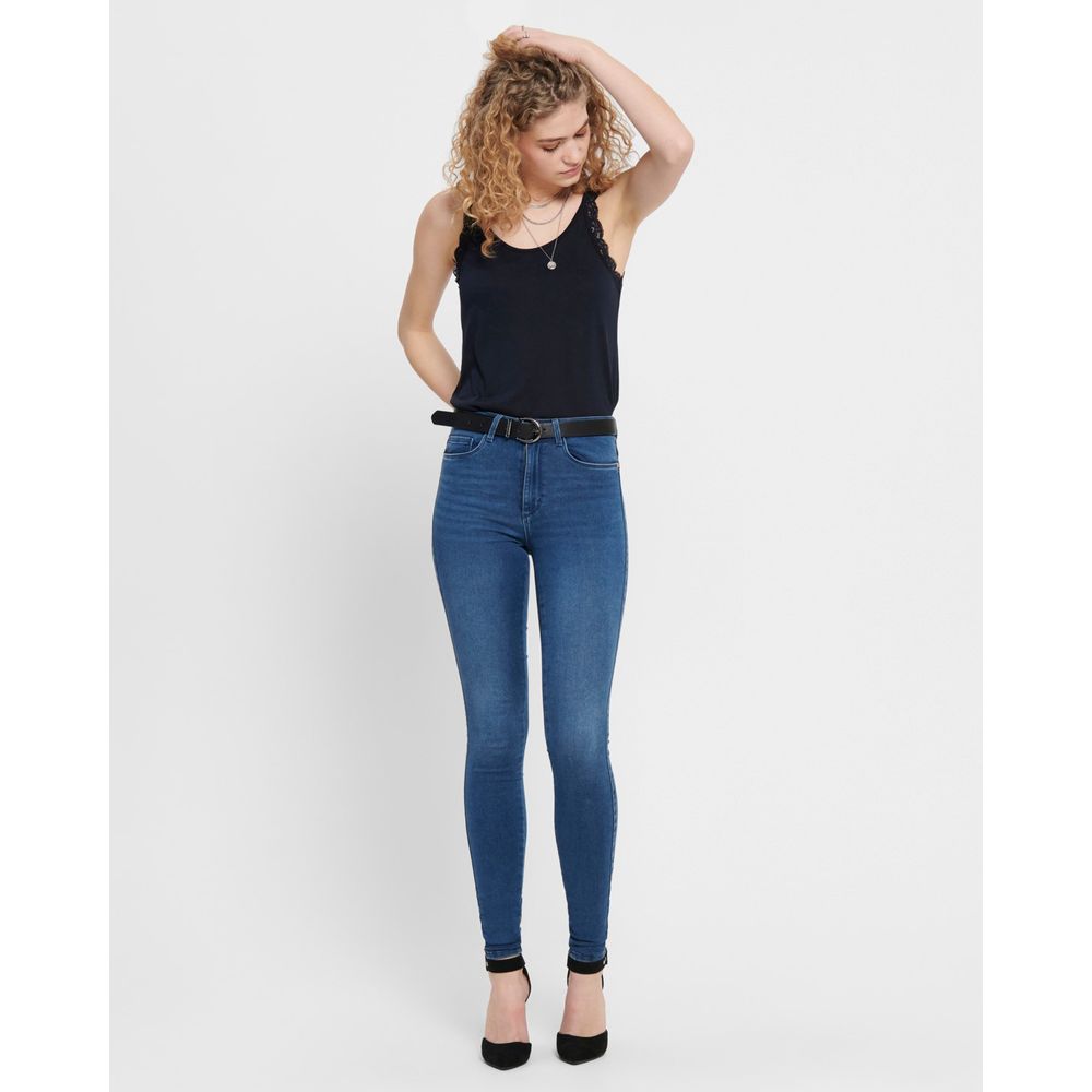 Only Light Blue Cotton Skinny Jeans - Luxe Nova