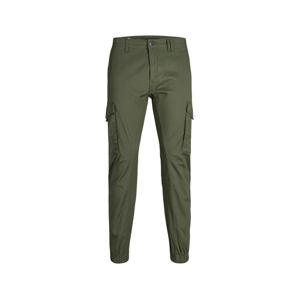 Jack Jones Green Cotton Skinny Pants - Luxe Nova