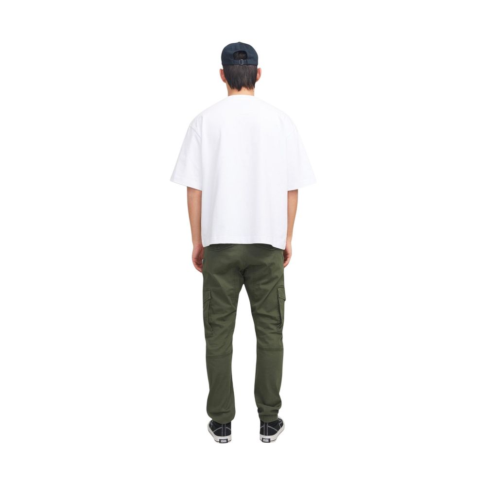 Jack Jones Green Cotton Skinny Pants - Luxe Nova