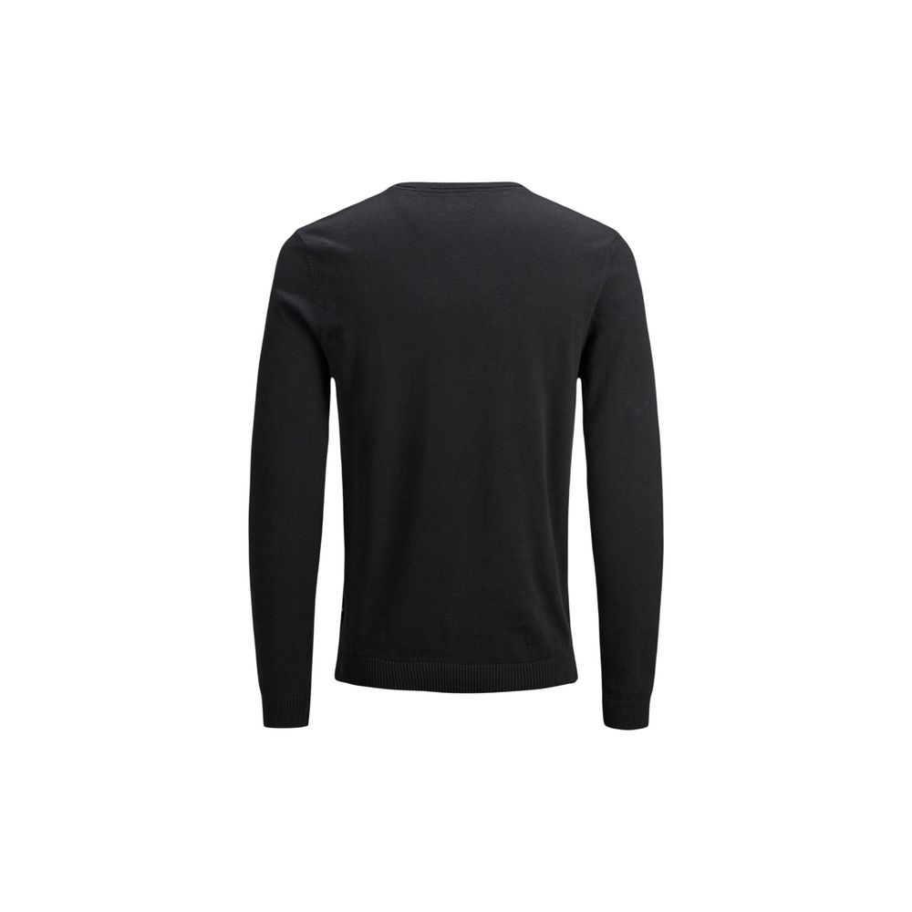 Jack Jones Black Cotton Sweatshirt - Luxe Nova