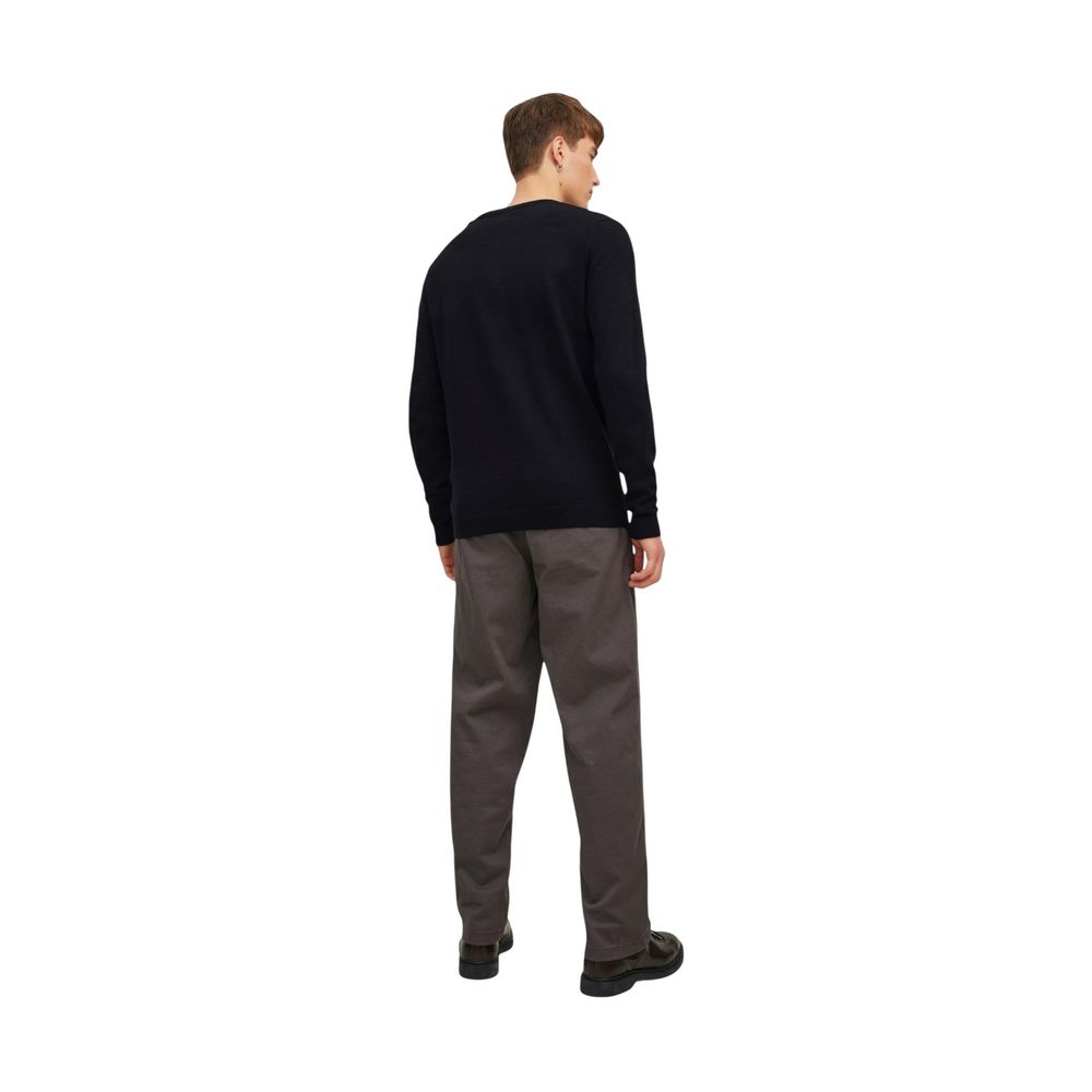 Jack Jones Black Cotton Sweatshirt - Luxe Nova