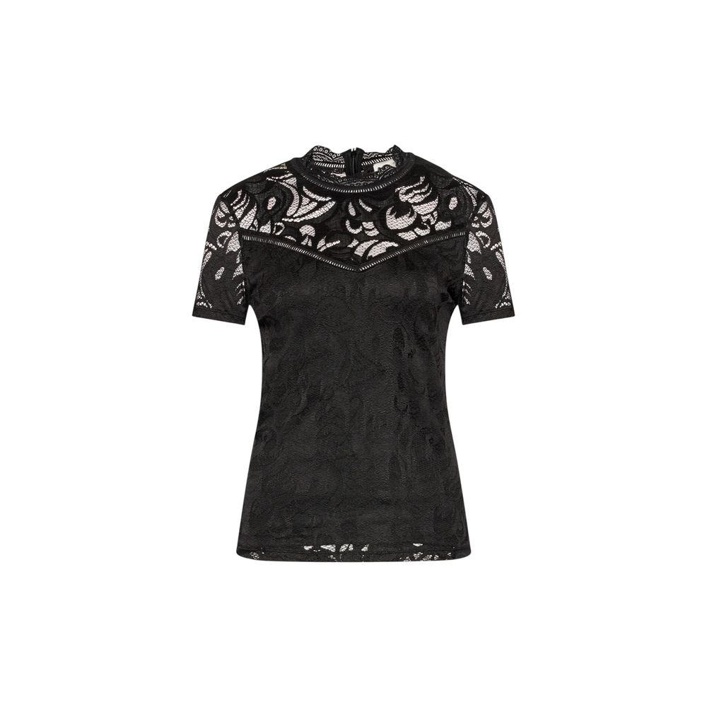 Vila Clothes Black Polyamide T-Shirt - Luxe Nova