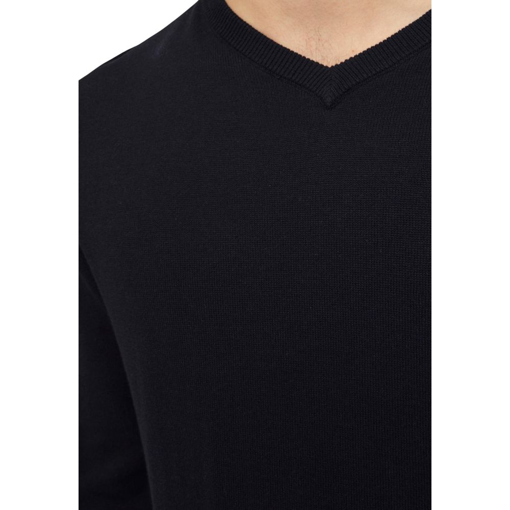 Jack Jones Black Cotton Sweatshirt - Luxe Nova