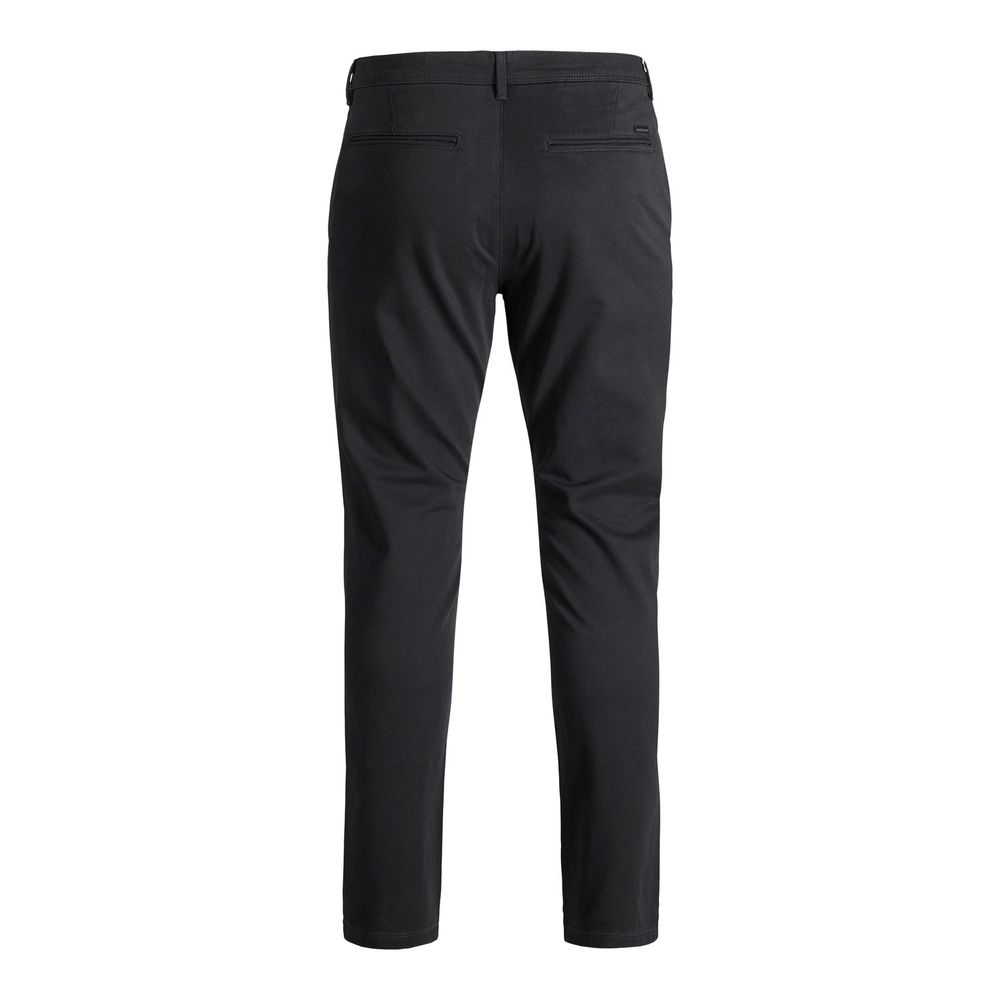 Jack Jones Black Cotton Casual Pants - Luxe Nova