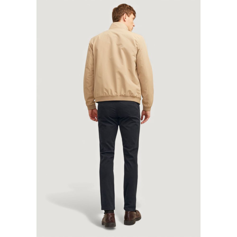 Jack Jones Black Cotton Casual Pants - Luxe Nova