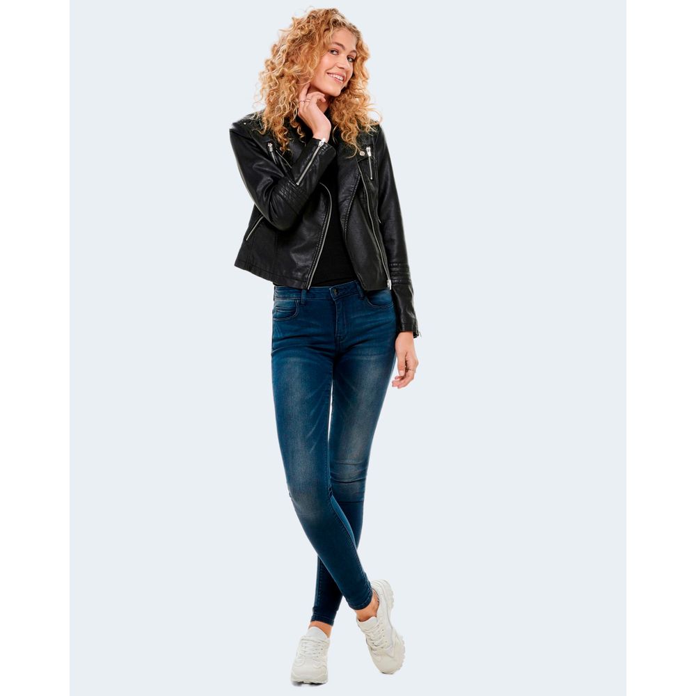 Only Black Viscose Biker Jacket - Luxe Nova