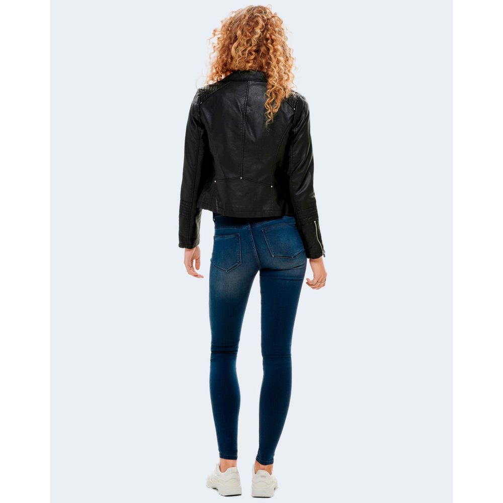 Only Black Viscose Biker Jacket - Luxe Nova