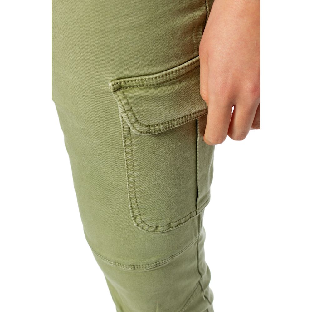 Only Green Cotton Skinny Pants - Luxe Nova