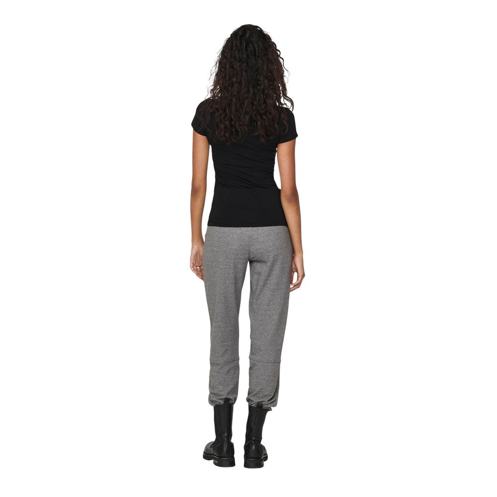 Only Black Cotton T-Shirt - Luxe Nova
